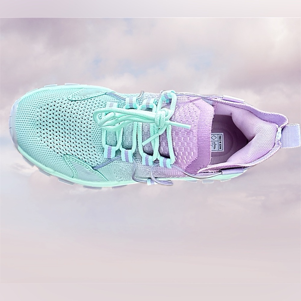 NWOT! YELANA CYAN PURPLE  WOMEN LIGHT WEIGHT RUNNING SHOES - Picture 4 of 8